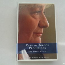 Libros: CASA DE JUEGOS PROHIBIDOS POR ANA MARIA MATUTE. Lote 387425894