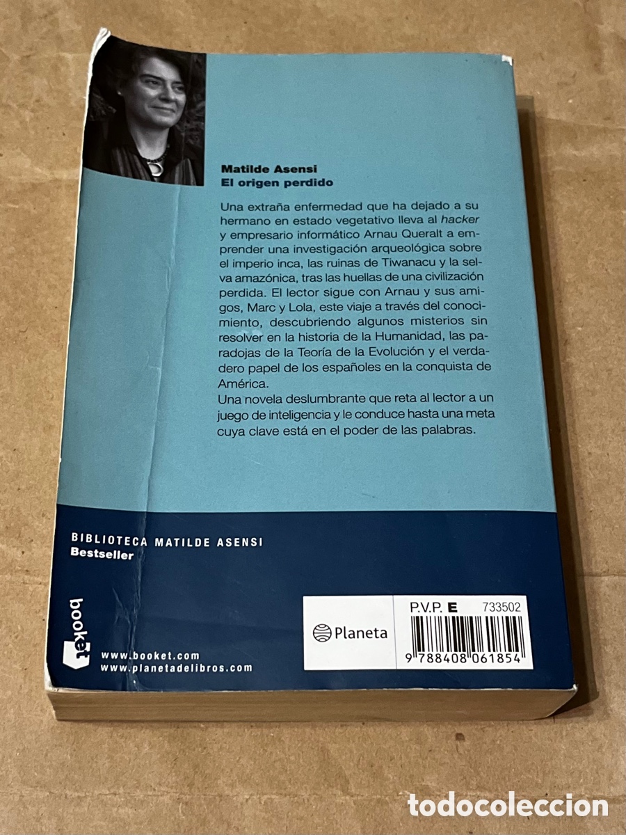 Libros: EL ORIGEN PERDIDO MATILDE ASENSI - Foto 2