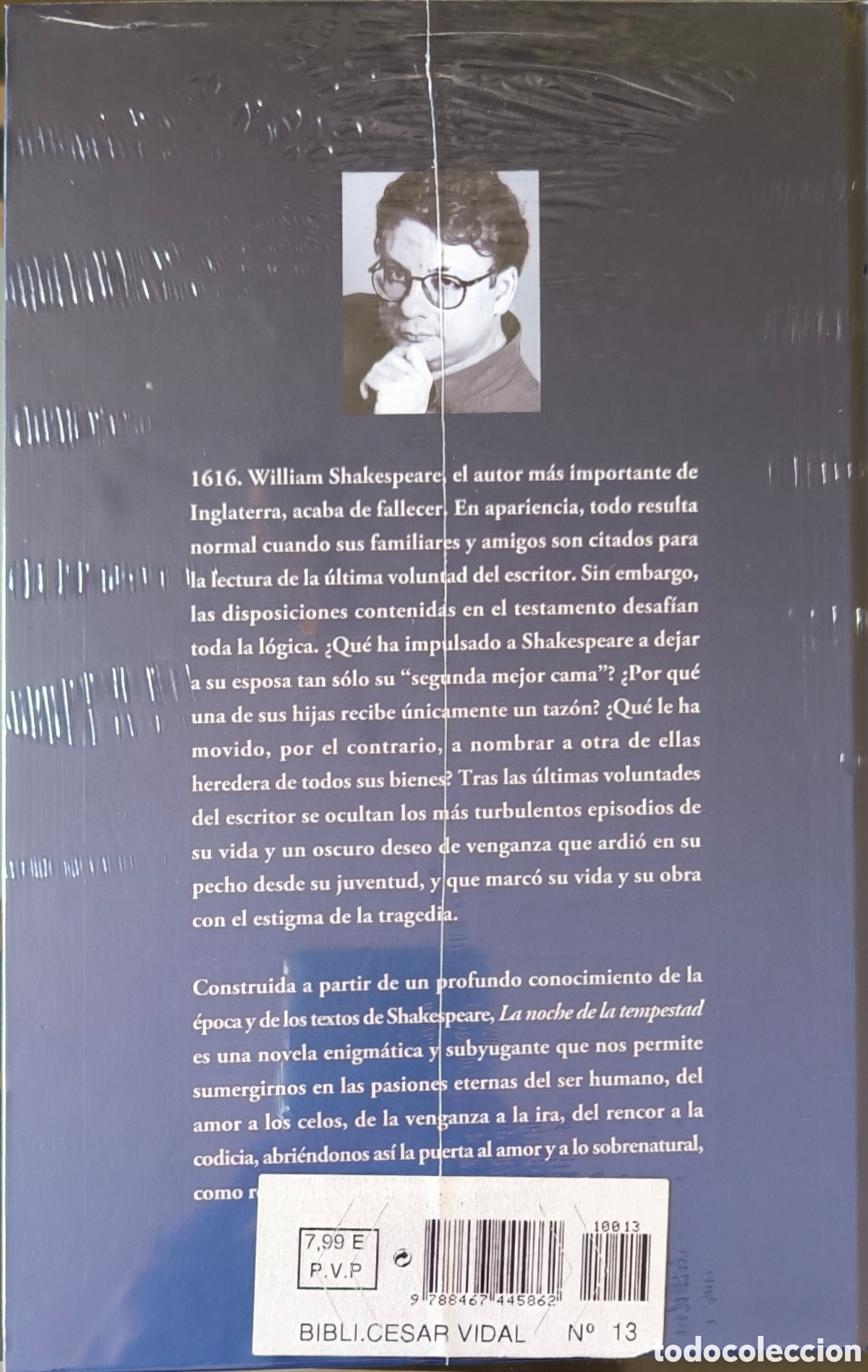 Libros: LA NOCHE DE LA TEMPESTAD. C&Eacute;SAR VIDAL. - Foto 2
