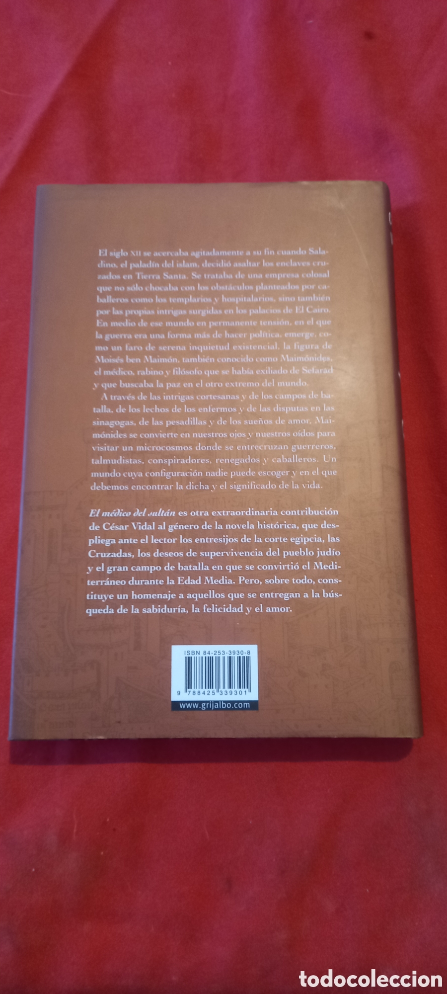 Libros: El medico del sult&aacute;n. C&eacute;sar Vidal - Foto 2