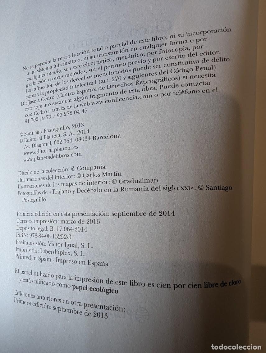 Libros: CIRCO MAXIMO - SANTIAGO POSTEGUILLO - Foto 2