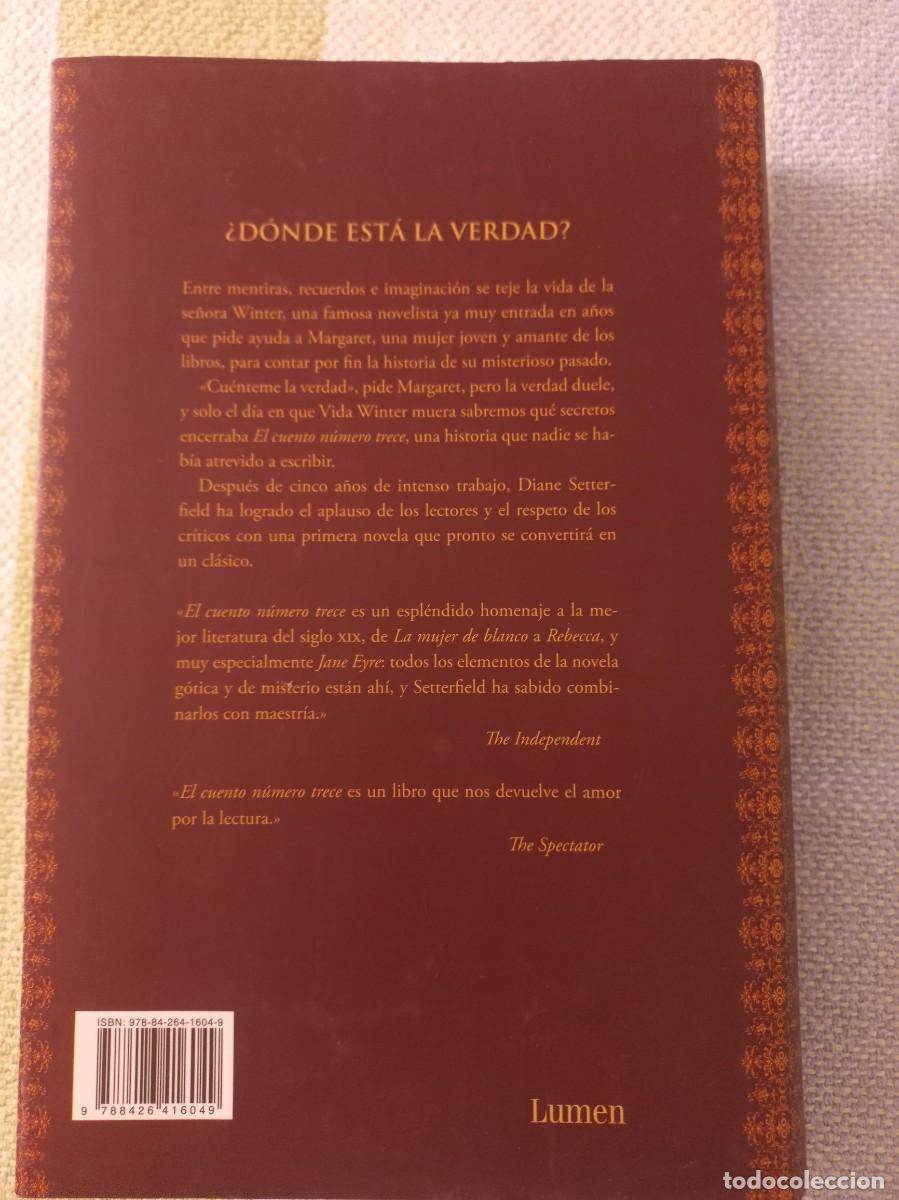 Libros: EL CUENTO NUMERO TRECE . Diane Stterfield - Foto 2