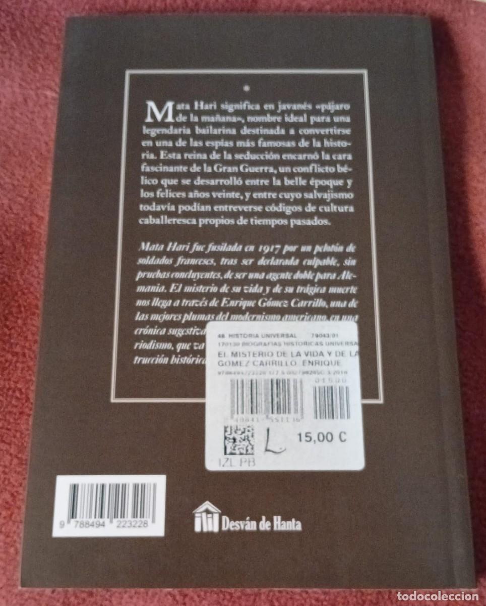 Libros: Libro de Mata Hari. Esp&iacute;a Gran guerra - Foto 2