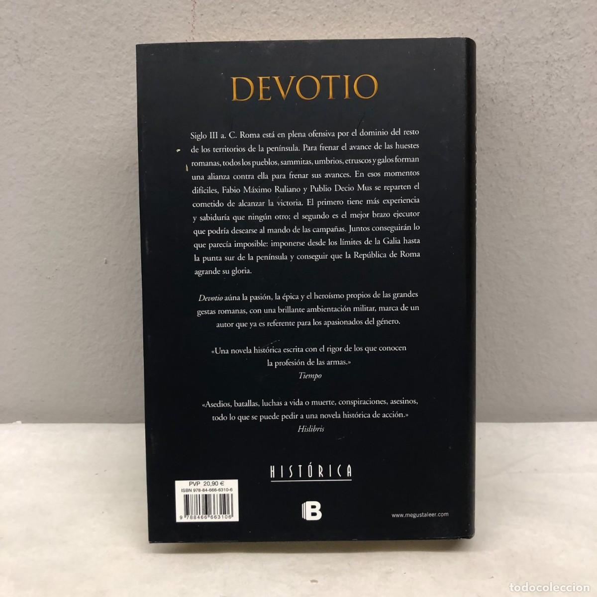 Libros: DEVOTIO - MASSIMILIANO COLOMBO - EDICIONES B - 2018 / 532 - Foto 2
