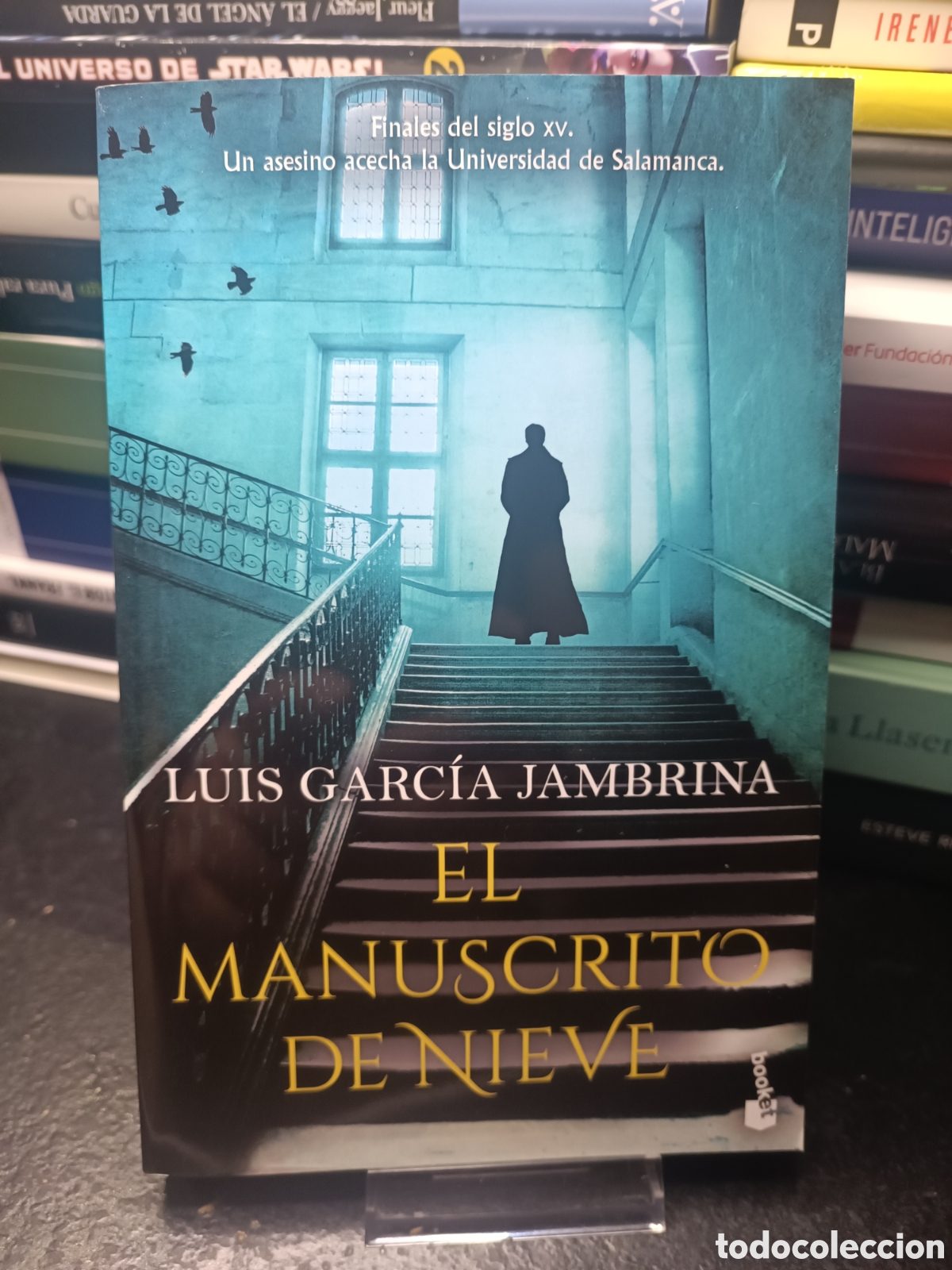 Libros: El manuscrito de nieve Luis Garc&iacute;a jambrina booket mayo 2026