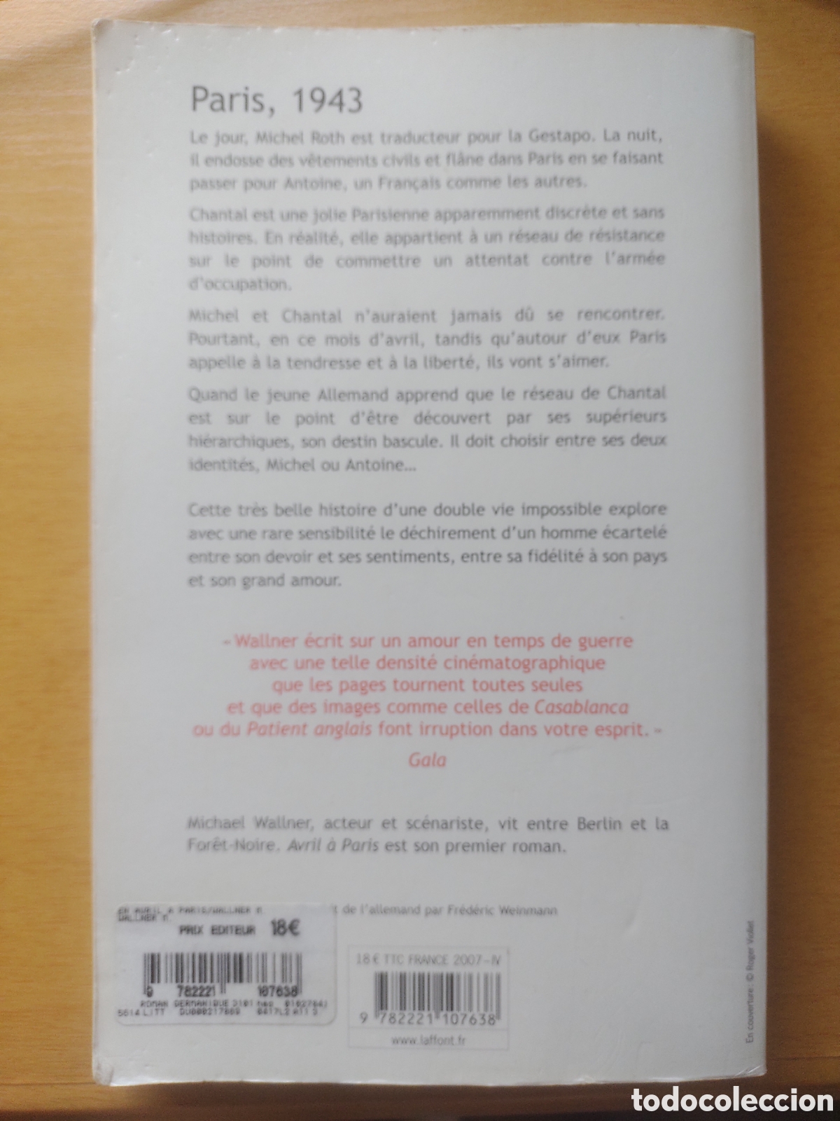 Libros: Libro Avril A Paris - Michael Wallner - Foto 2