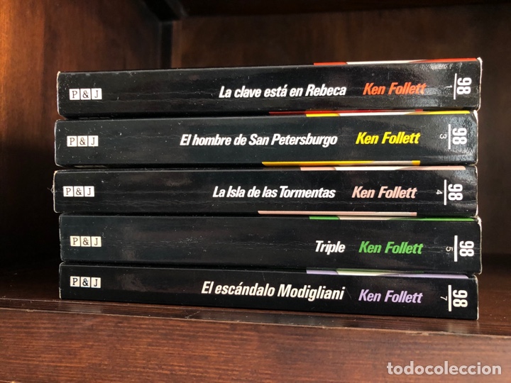 5 LIBROS DE BOLSILLO DE KEN FOLLET (Libros Nuevos - Literatura - Narrativa - Novela Negra y Policíaca)