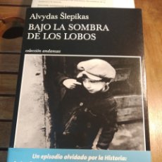 Libros: BAJO LA SOMBRA DE LOS LOBOS ALVYDAS SLEPIKAS TUSQUETS PRIMERA EDICIÓN 2021. Lote 310637768