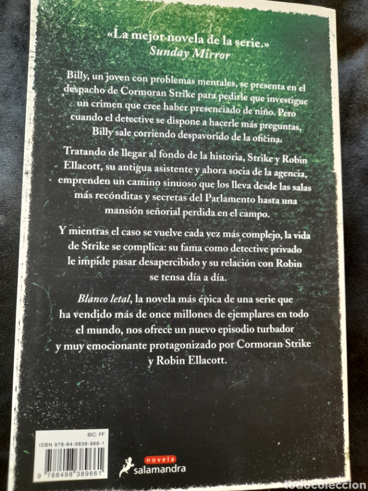 Libros: Blanco letal. Robert Galbraith - Foto 2