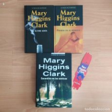 Libros: 3 LIBROS - MARY HIGGINS CLARK - EL ÚLTIMO ADIÓS + PERDIDA EN SU MEMORIA + ESCONDIDO EN LAS SOMBRAS -. Lote 316029218