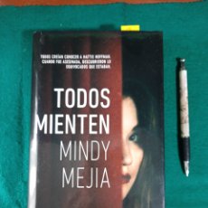Libros: TODOS MIENTEN , MINDY MEJIA , TAPAS DURAS
