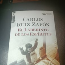 Libros: CARLOS RUIZ ZAFÓN EL LABERINTO DE LOS ESPÍRITUS EL CEMENTERIO DE LOS LIBROS OLVIDADOS 4 