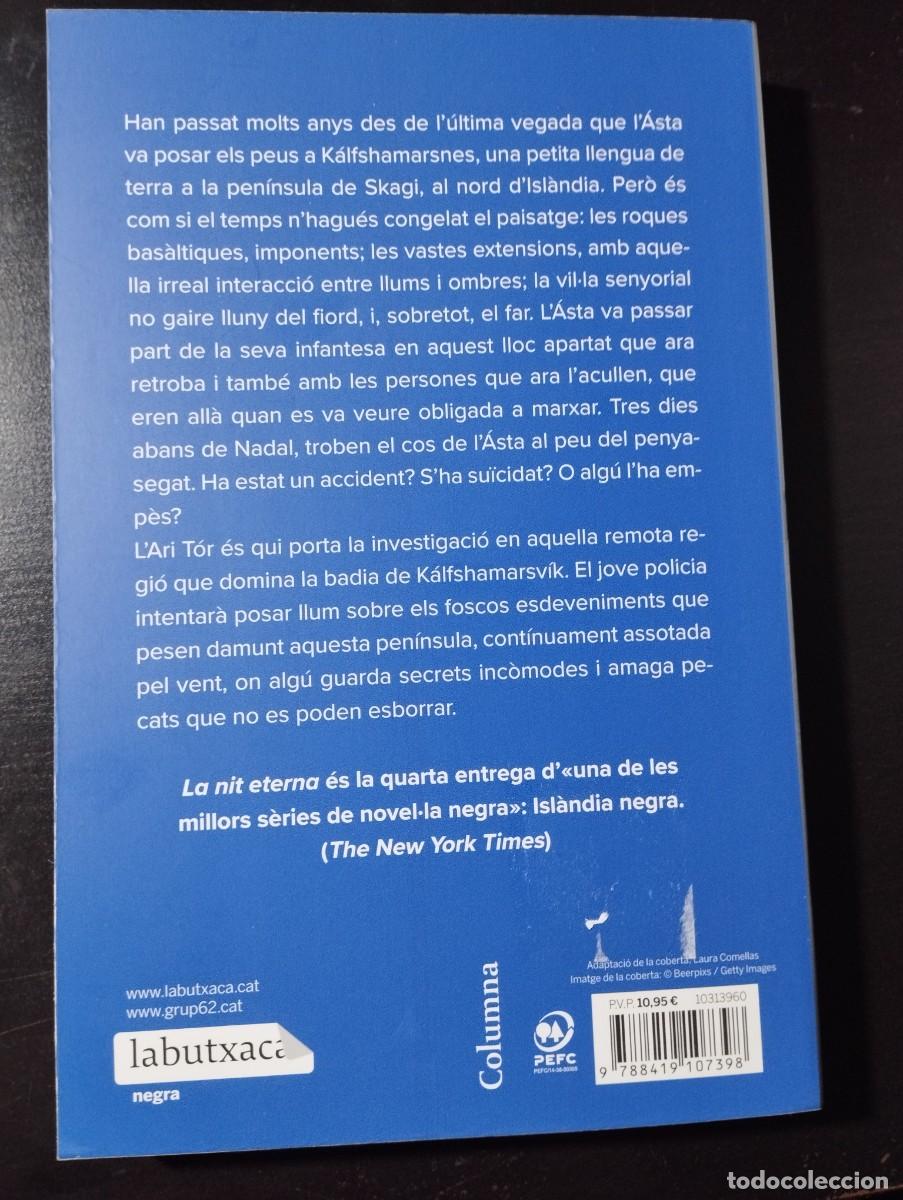 Libros: LA NIT ETERNA (en catal&aacute;n) RAGNAR JONASSON - Foto 2