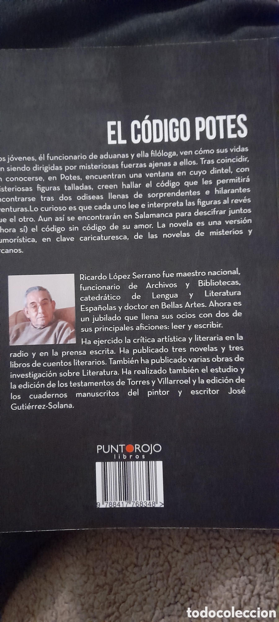 Libros: El c&oacute;digo Potes. Ricardo L&oacute;pez Serrano - Foto 2
