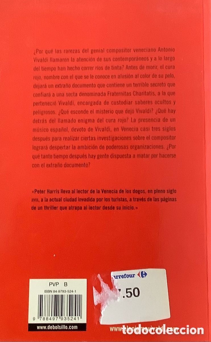 Libros: Libro El enigma Vivaldi - Foto 2