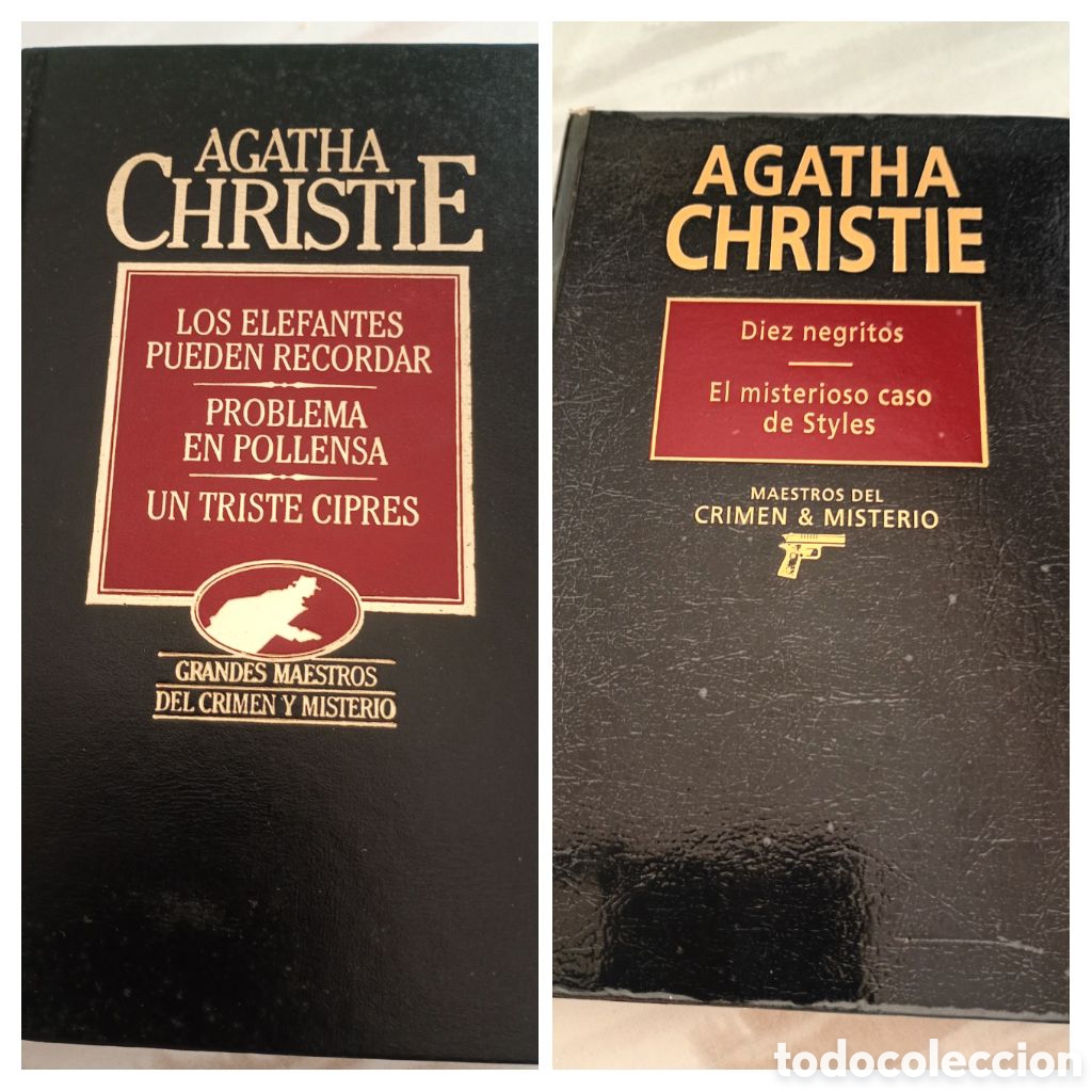 Libros: Agatha Christie 5 novelas en dos tomos