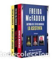 Libros: Pack Freida Mcfadden (contiene: La mujer de arriba | Tras la puerta | Nunca mientas) - McFadden,