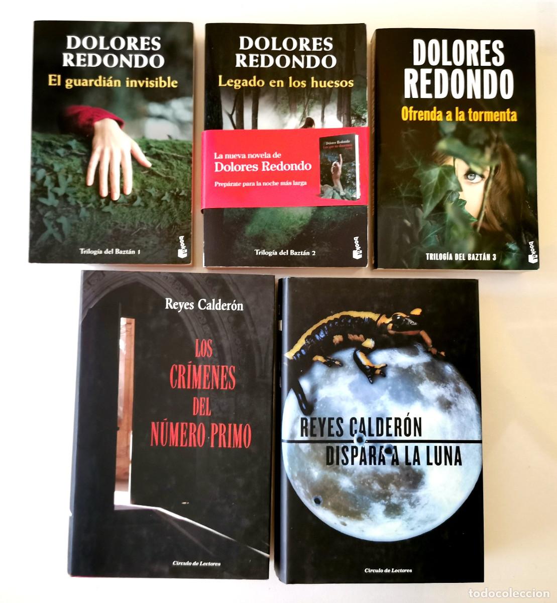 Libros: El guardi&aacute;n invisible Legado de los Huesos Ofrenda a la tormenta Dolores Redondo + Reyes calder&oacute;n