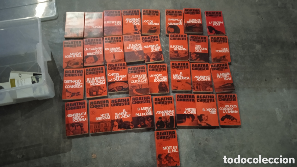 Libros: LOTE COLECCIONISTA AGATHA CHRISTIE EN CATAL&Aacute;N &ndash; 33 LIBROS &ndash; COLECCI&Oacute;N VINTAGE &ndash; LA LLAR DEL LLIBRE /