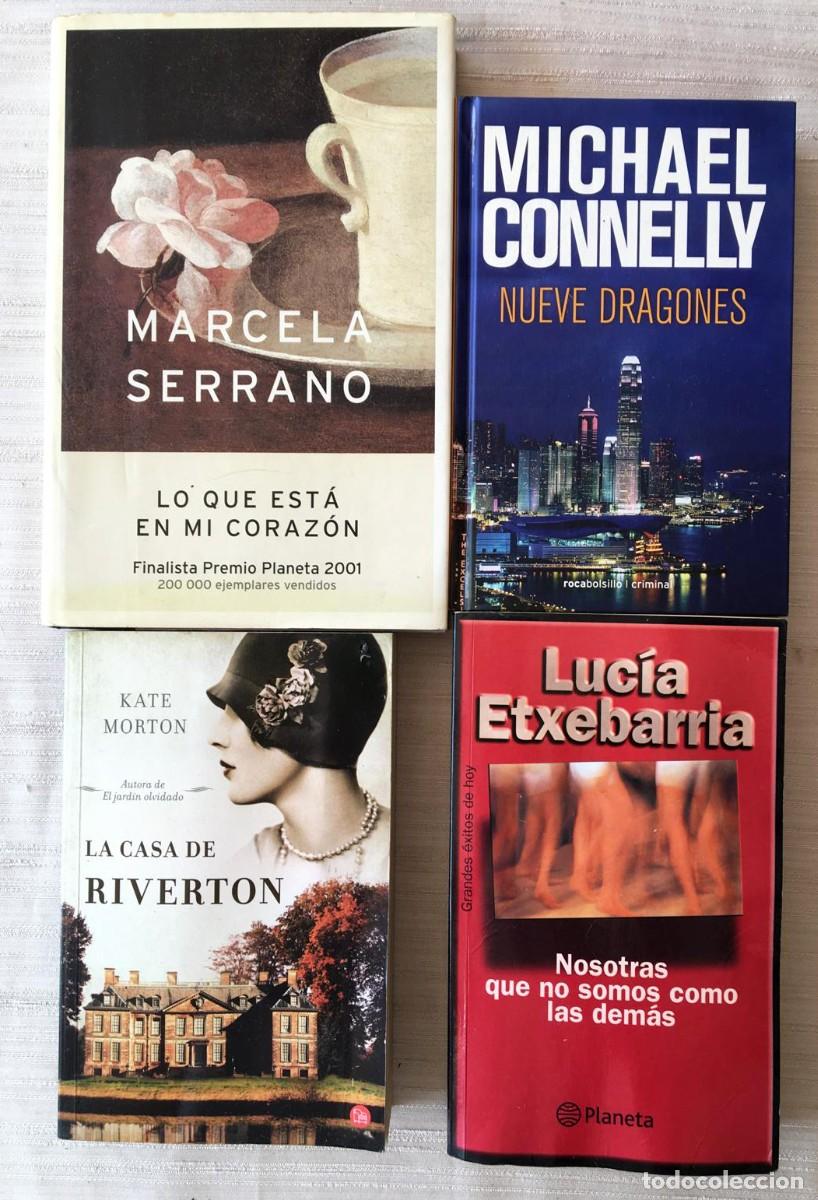 Libros: Lote 4 Novelas Cl&aacute;sicas y Bestsellers (Novela Negra, Drama y Ficci&oacute;n)
