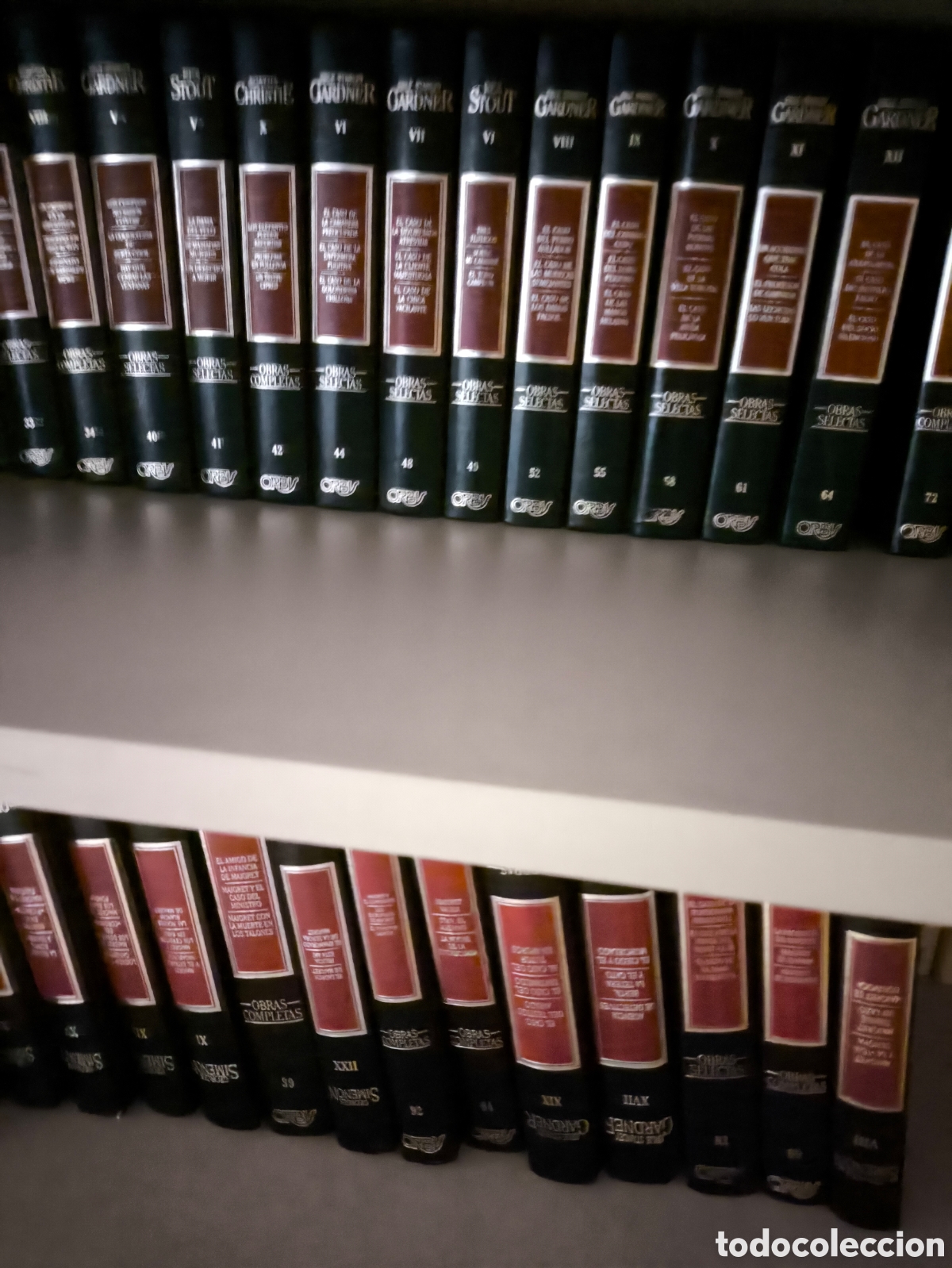 Libros: Lote de 60 libros de grandes maestrei del crimen y musterio