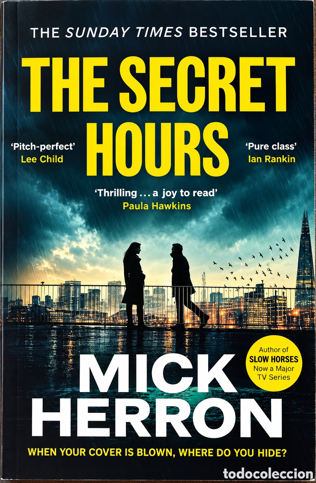 Libros: THE SECRET HOURS &ndash; MICK HERRON &ndash; BASKERVILLE &ndash; NOVELA EN INGL&Eacute;S