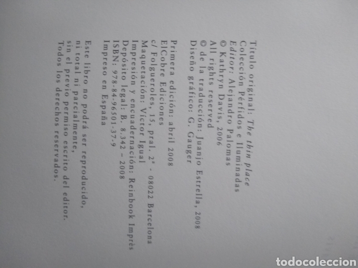 Libros: El l&iacute;mite invisible de Kathryn Davis - Foto 3