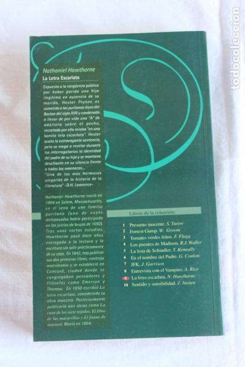 Libros: LA LETRA ESCARLATA - Foto 3
