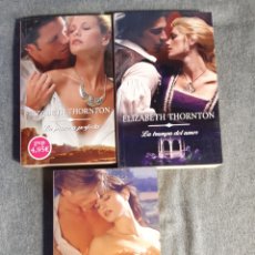 Libros: LOTE 4 NOVELAS ROMANTICA ELIZABETH THORNTON. Lote 304391028