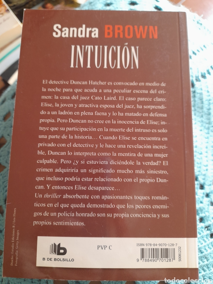Libros: Intuici&oacute;n. Sandra Brown - Foto 2