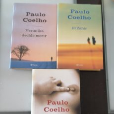 Libros: 3 LIBROS PAULO COELHO. Lote 352100979