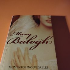 Libros: MARY BALOGH MOMENTOS INOLVIDABLES. Lote 361431025