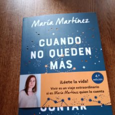 Libros: CUANDO NO QUEDEN MÁS ESTRELLAS QUE CONTAR MARÍA MARTÍNEZ CROSS BOOKS 2021
