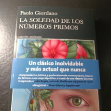 Libros: PAOLO GIORDANO LA SOLEDAD DE LOS NÚMEROS PRIMOS TUSQUETS SEPTIEMBRE 2023