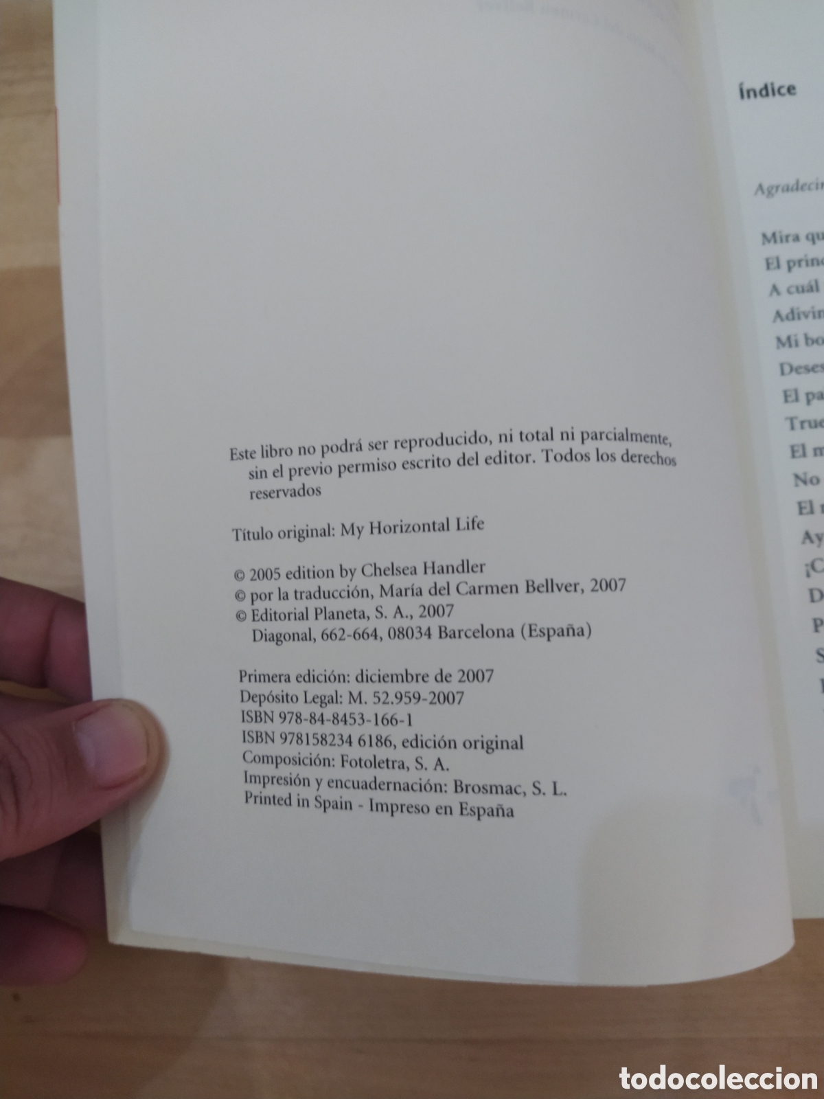 Libros: MI VIDA HORIZONTAL - CHELSEA HANDLER - Foto 2