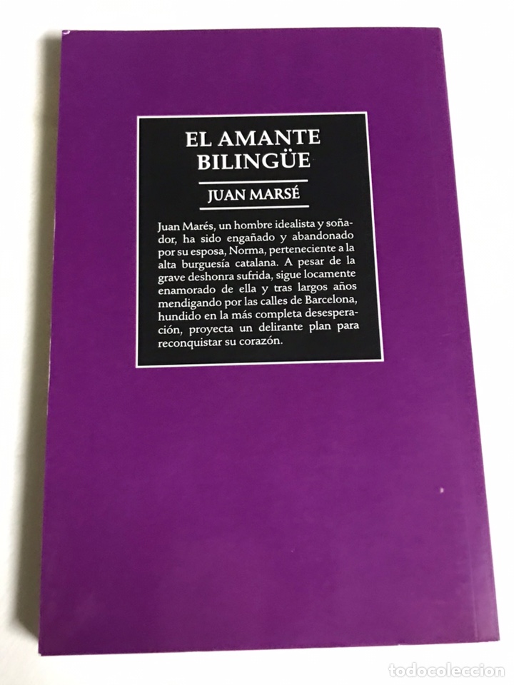 Libros nuevos de relatos y cuentos: LIBRO EL AMANTE BILING&Uuml;E. JUAN MARSE - Foto 2