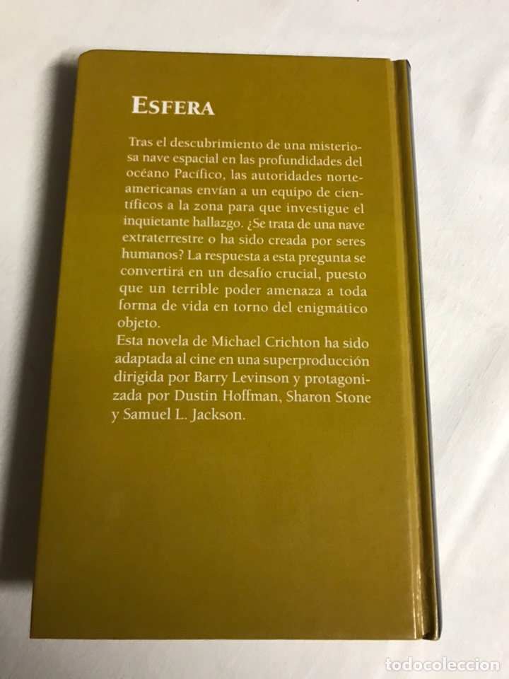 Libros nuevos de relatos y cuentos: LIBRO ESFERA. MICHAEL CRICHTON - Foto 2
