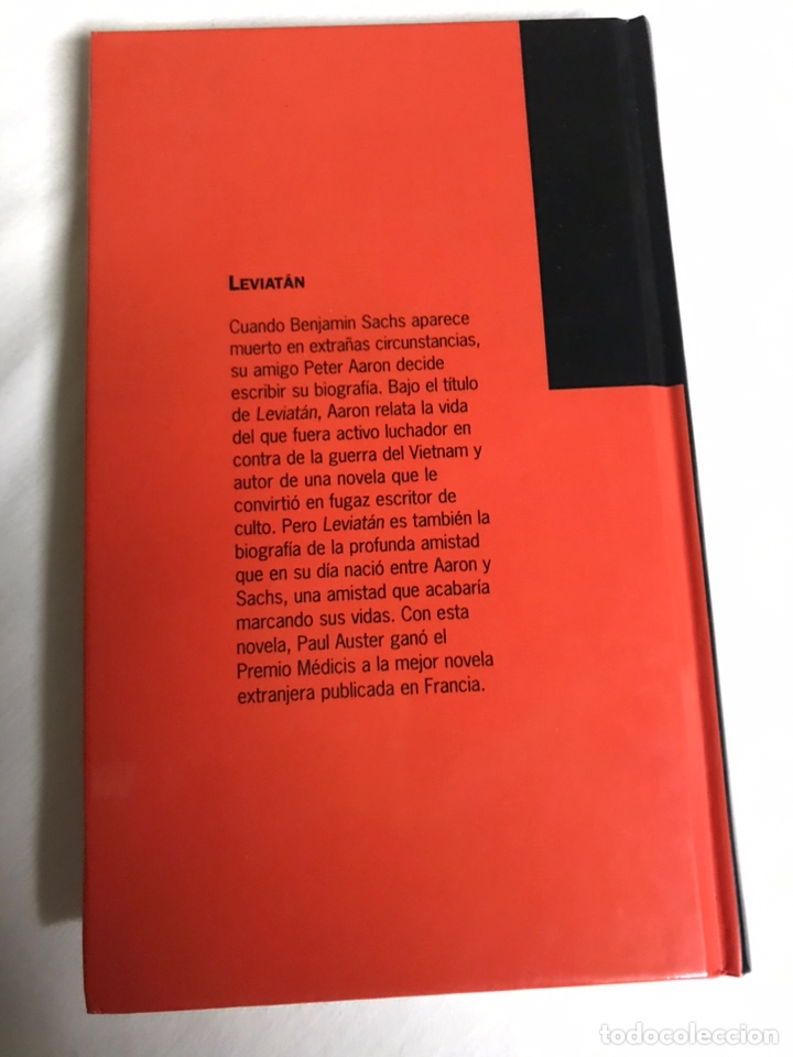 Libros nuevos de relatos y cuentos: LIBRO LEVIATAN. PAUL AUSTER - Foto 2