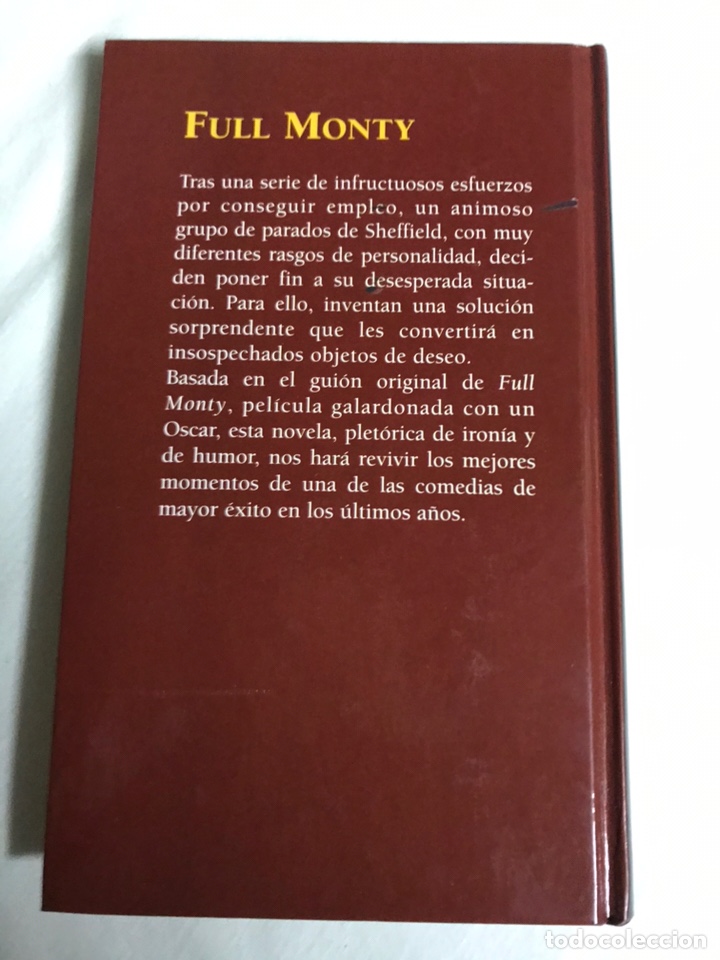 Libros nuevos de relatos y cuentos: LIBRO FULL MONTY. WENDY HOLDEN - Foto 2