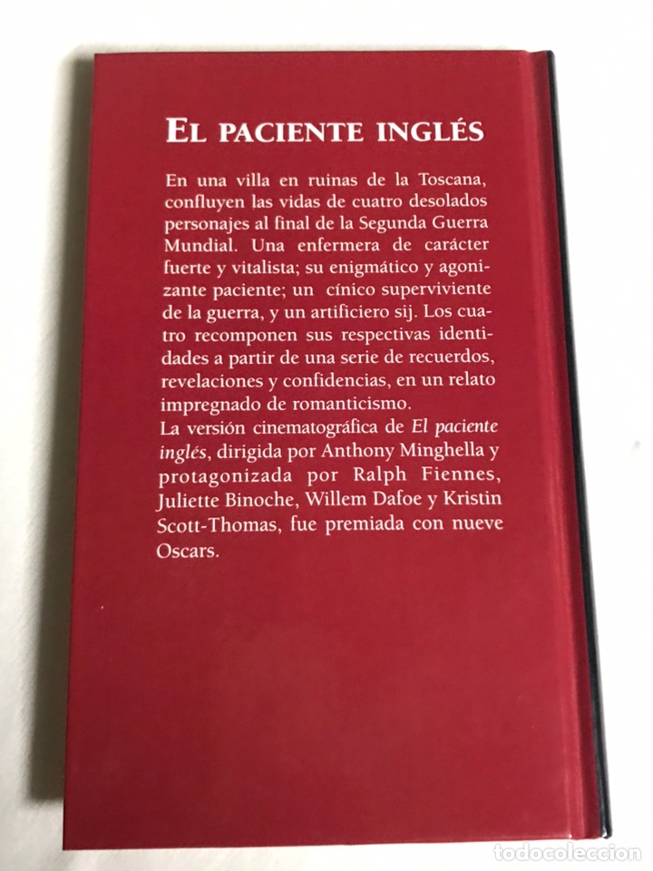 Libros nuevos de relatos y cuentos: LIBRO EL PACIENTE INGL&Eacute;S. MICHAEL ONDAATJE - Foto 2