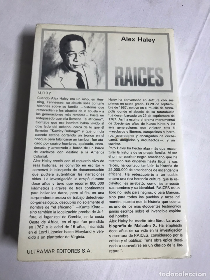 Libros nuevos de relatos y cuentos: LIBRO RA&Iacute;CES. ALEX HALEY - Foto 2