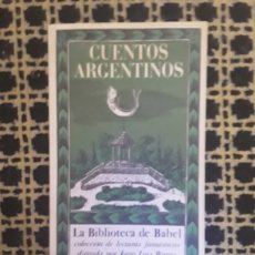 Libros Nuevos de Relatos y Cuentos: CUENTOS ARGENTINOS