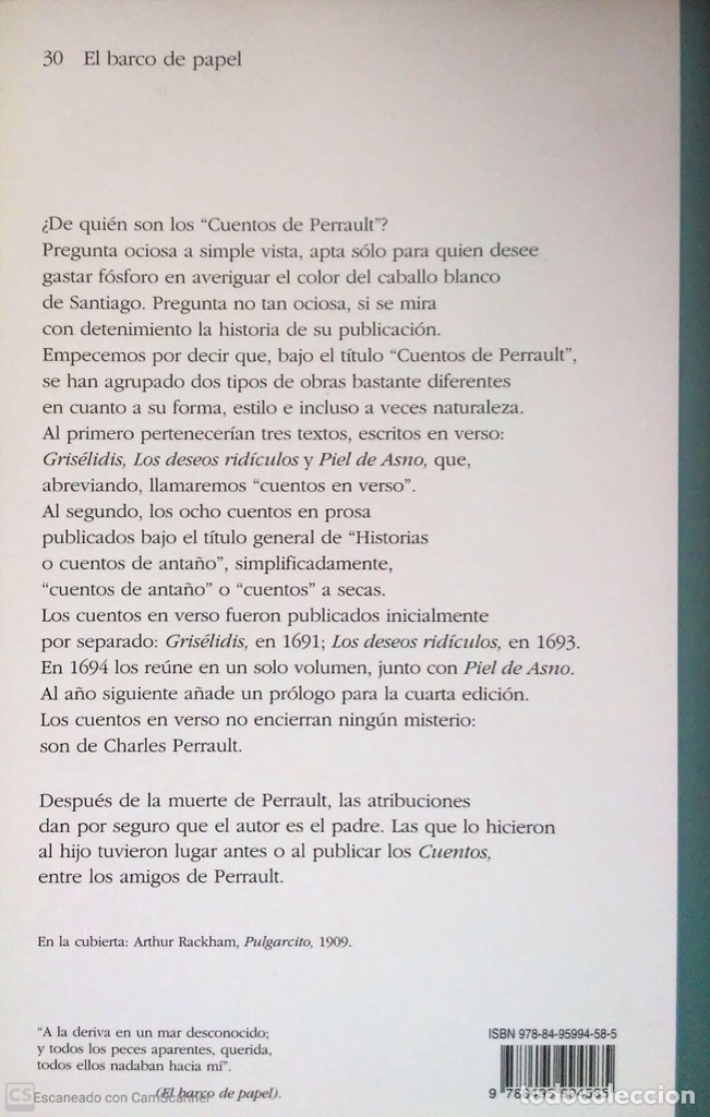 Libros nuevos de relatos y cuentos: Cuentos de Perrault. Charles Perrault. Ediciones Mestas. 2008 - Foto 2