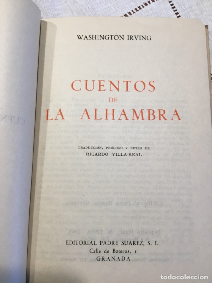 Libros nuevos de relatos y cuentos: Cuentos de la Alhambra, W. Irving - Foto 2