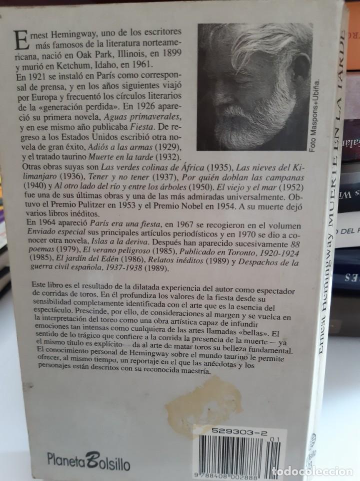 Libros nuevos de relatos y cuentos: MUERTE EN LA TARDE E HEMINGWAY - Foto 2