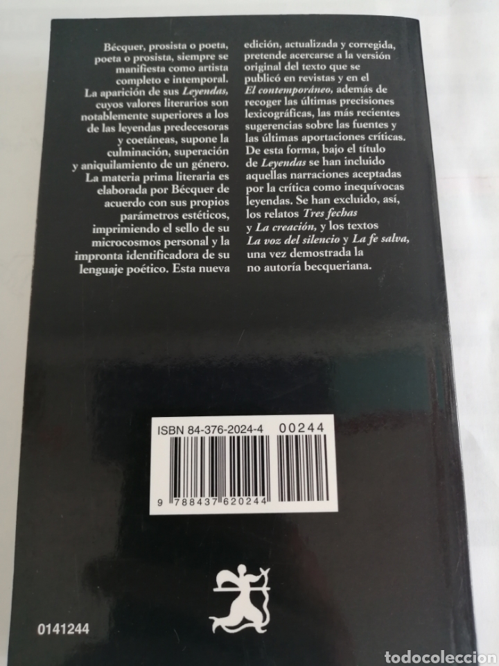 Libros nuevos de relatos y cuentos: LEYENDAS. GUSTAVO ADOLFO BEQUER - Foto 2