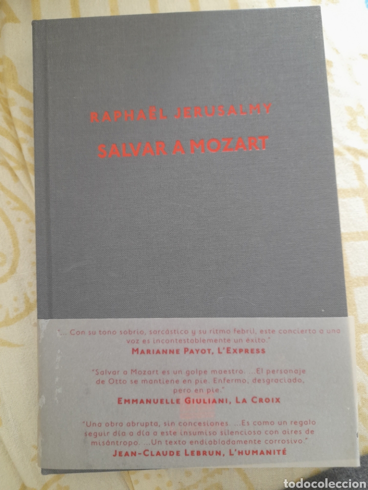 Libros nuevos de relatos y cuentos: Salvar a Mozart. Rapha&euml;l Jerusalmy - Foto 1