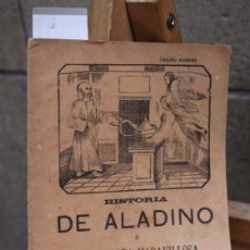 Libros Nuevos de Relatos y Cuentos: HISTORIA DE ALADINO O LA LAMPARA MARAVILLOSA.(CUATRO PLIEGOS).. Lote 366404086