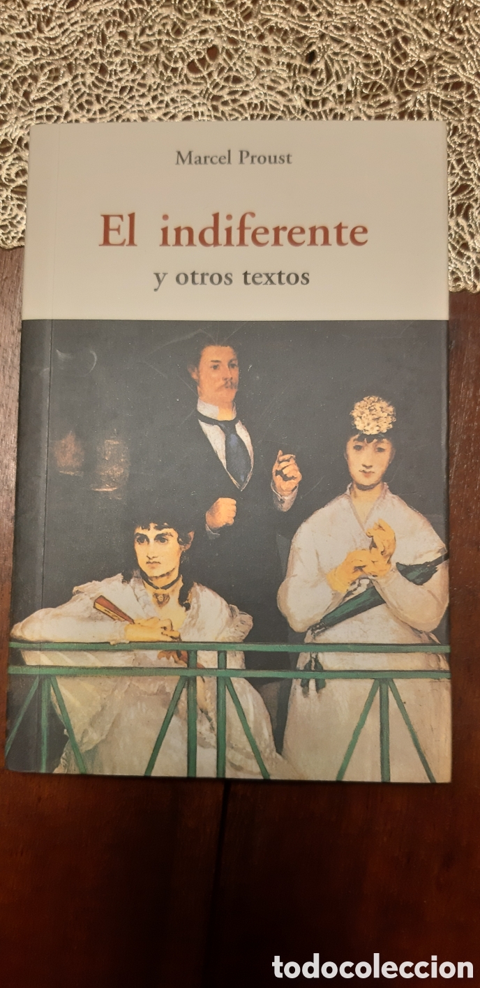 Libros nuevos de relatos y cuentos: El indiferente. Marcelo Proust - Foto 1
