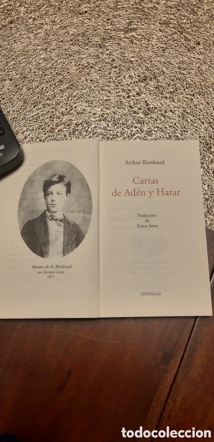 Libros nuevos de relatos y cuentos: Cartas de Ad&eacute;n y Harar. Arthur Rimbaud - Foto 2